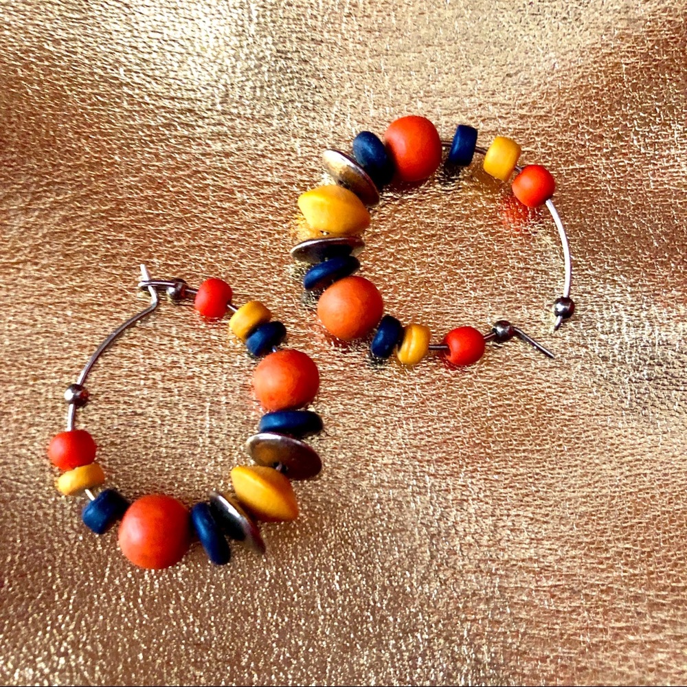 Vintage 70s Hoop Earrings